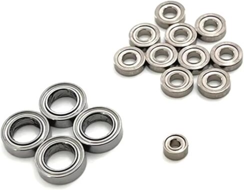متوافق مع Wltoys 284161 284010 284131 K989 K979 K969 1/28 RC CAR UPGRADE Parts 15pcs Bearing 6 * 10 * 3mm 2 * 5 * 2.5mm 3 * 7 * 2mm rc parts in Kuwait