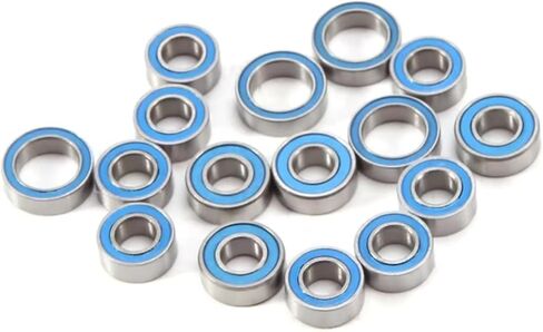 Compatible with TT02 TT02D 1/10 RC Car Upgrades Parts Accessories 16PCS Rubber Sealed Ball Bearing Kit RC Parts in Saudi Arabia