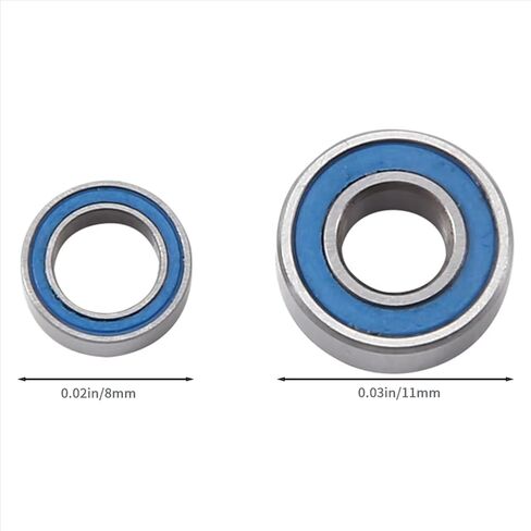 متوافق مع Tamiya CW01 RC Car Pression Parts Accessories 10pcs محمل مجموعة الأجزاء RC in Saudi Arabia