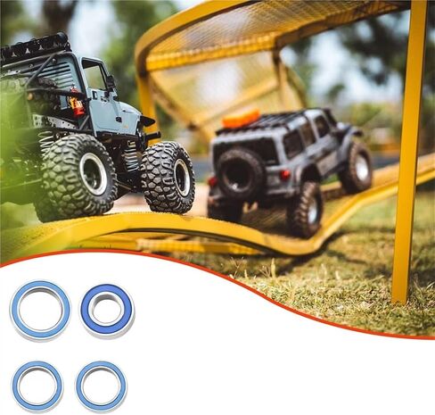 Compatible with Traxxas for Slash 4X4 for VXL for Rustler for Stampede HQ727 1/10 RC Car Parts Accessories 21Pcs Sealed Bearing Kit RC Accessories in Saudi Arabia