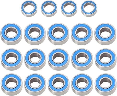 Compatible with Traxxas for Slash for Bandit for Stampede 1/10 RC Car Upgrade Parts Accessories 19pcs Sealed Bearing Kit RC Parts in Saudi Arabia