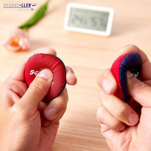 Finger Squeeze Fidget Toys for Adults – Silent Anxiety Relief Sensory Pad, Soft Silicone with Fabric Cover, Portable Calming Toy Set for Adults (Multicolor, 3) in Saudi Arabia