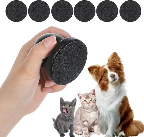 Dog Scratch Board for Safe and Easy Nail Care, Dog Nail File with 6 Pcs Replaceable Sandpaper, Wooden Handicraft Cat Dogs Nails Scratch Pad Dogs Training Accessories for Nails Filing in Saudi Arabia