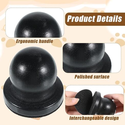 Dog Scratch Board for Safe and Easy Nail Care, Dog Nail File with 6 Pcs Replaceable Sandpaper, Wooden Handicraft Cat Dogs Nails Scratch Pad Dogs Training Accessories for Nails Filing in Saudi Arabia