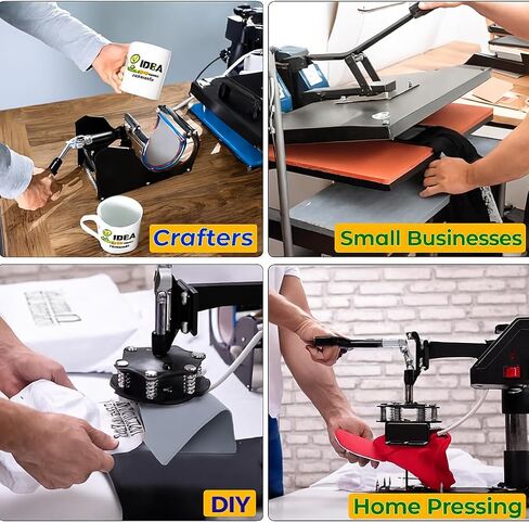 منصات الضغط على قبعة السيليكون-مجموعة من 3 حصيرة من 3/8 "× 4" × 8 "للحصير المضغط على القبعات والأكمام والعناصر الصغيرة | منصات غير قابلة للانزلاق ، مقاومة للحرارة ، مشاريع الفينيل والتسامي. (رمادي) in Kuwait