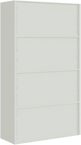 File Cabinet Light Grey Powder-Coated Steel Extra Wide, Filing Cabinets, 339769 in Saudi Arabia