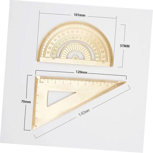jojofuny Stainless Steel Ruler Thick Nordic Style Drawing Tool for Students School Supplies with Precise Scale for Learning and Easy Carrying in Kuwait