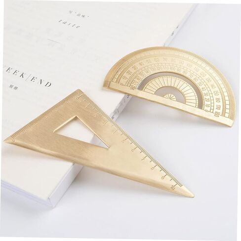 jojofuny Stainless Steel Ruler Thick Nordic Style Drawing Tool for Students School Supplies with Precise Scale for Learning and Easy Carrying in Kuwait