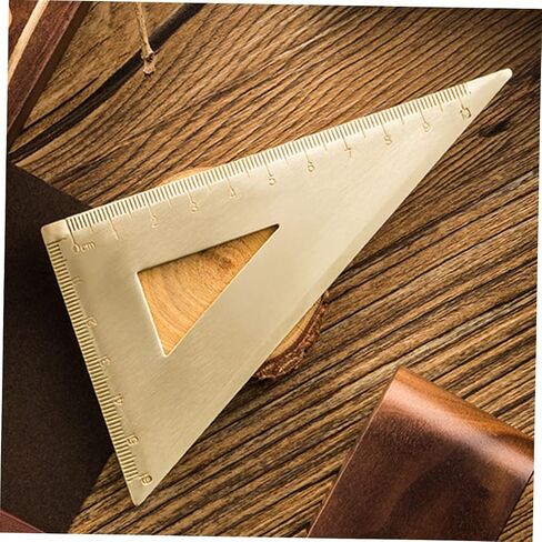 jojofuny Stainless Steel Ruler Thick Nordic Style Drawing Tool for Students School Supplies with Precise Scale for Learning and Easy Carrying in Kuwait