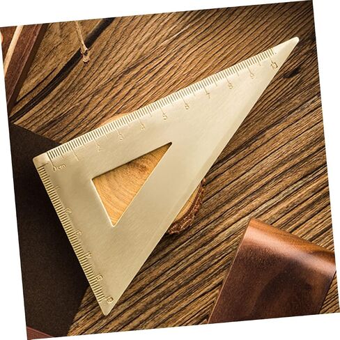 Housoutil Nordic Stainless Steel Triangle Ruler 30cm Protractor Metric Ruler for Students School Supplies Sturdy Design for Drawing and Measuring in Saudi Arabia
