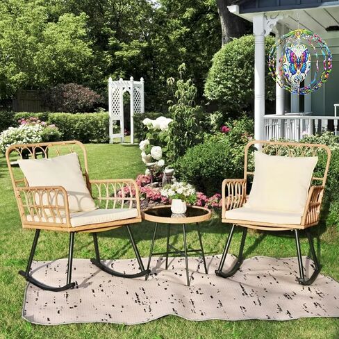3D Hanging Wind Spinner Butterfly/Hummingbird, 10 Inch Stainless Steel Wind Spinners Outdoor Clearance, Garden Spinner for Outside Patio Yard Home Christmas Decor (Butterfly 01) in Saudi Arabia