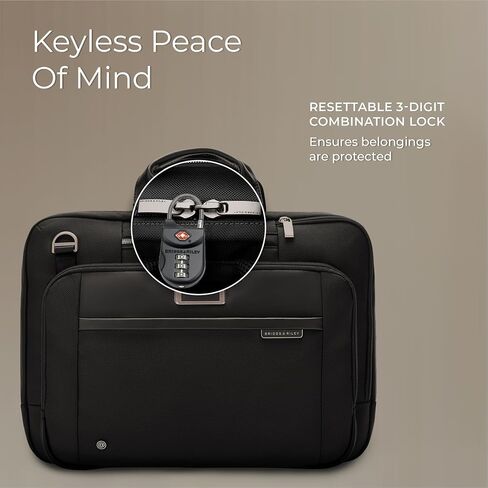 Briggs & Riley TSA Cable Lock, Black, One Size in Kuwait