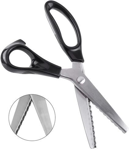 Fabric Deco RoundTriangle Edge Pinking Shears Scissors Clipper 3 5 7mm (3mm) in Saudi Arabia