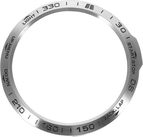 Hemobllo Watch Bezel Ring Compatible with Garmin 6X Metal Watch Cover Protective Case Scratch Guard Accessory for 1.81 X 1.81 X 0.07 in in Kuwait