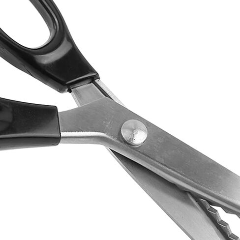 Handheld Pinking Shears for Fabric Cutting, Dressmaking Scissors with Comfort Grips Sewing Supplies Crafts 3mm in Saudi Arabia