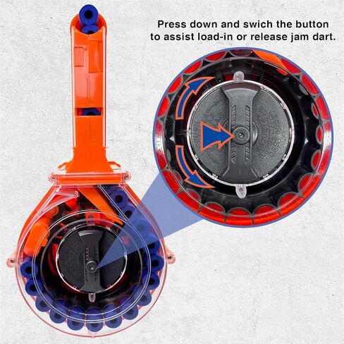 مجلة DRUM من 25 جولة تعزيز الأداء ملحق متوافق مع NERF N-Strike Elite Series Blasters (متوافق مع السهام النخبة) + 70 الرغوة الممتازة السهام in Saudi Arabia