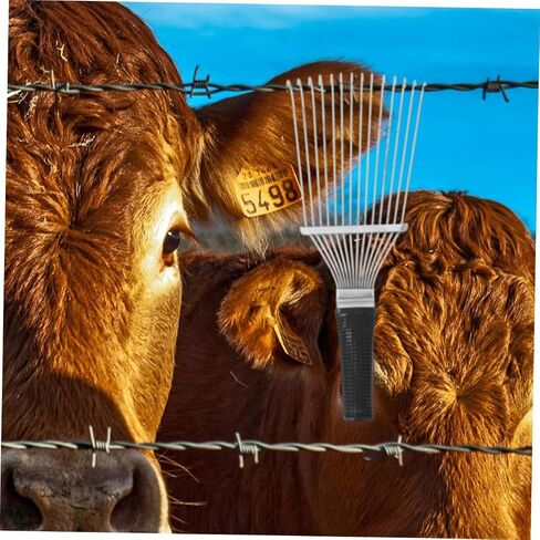 Toyvian 2pcs Cow Brush for Pet Hair Removal Multi Fabric Grooming Brush for Cashmere Ergonomic Handle for Easy Use for Travel Home Cleaning in Saudi Arabia