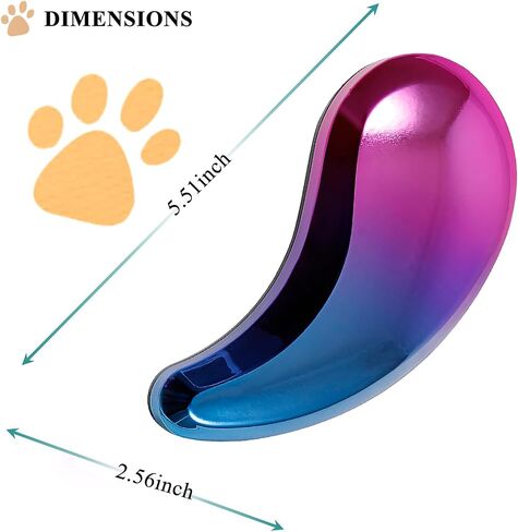 Small Dog Brush, Soft Pet Grooming Brush for Shih Tzus, Yorkies, Maltipoos, Maltese, Puppy Massaging Hair Brush, Cat Brush, for Small Animals Rabbits of All Hair Types (Gradient Color) in Kuwait