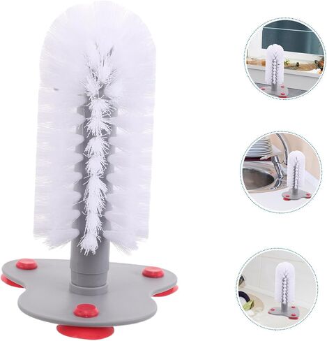 Toyvian Turtle Shell Cleaning Brush Suction Cup Reusable Turtle Tank Scrubber Pet Care Tool in Saudi Arabia