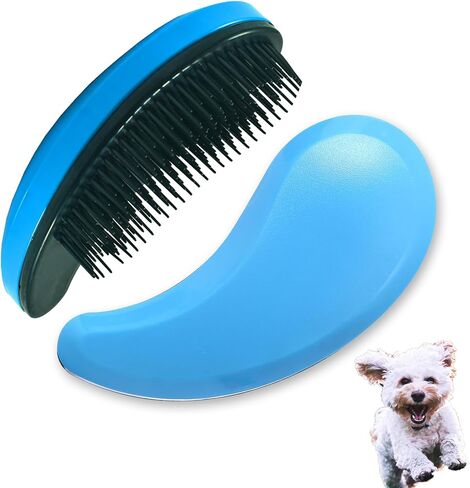 Small Dog Brush, Soft Pet Grooming Brush for Shih Tzus, Yorkies, Maltipoos, Maltese, Puppy Massaging Hair Brush, Cat Brush, for Small Animals Rabbits of All Hair Types (Gradient Color) in Kuwait