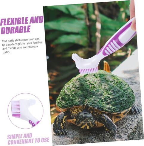 DECHOUS Turtle Tank Accessories Detail Brush Double-Sided Scrubber Brush for Live Turtle Cleaning Aquarium Tools in Saudi Arabia