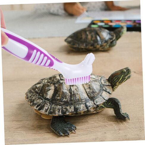 DECHOUS Turtle Tank Accessories Detail Brush Double-Sided Scrubber Brush for Live Turtle Cleaning Aquarium Tools in Saudi Arabia