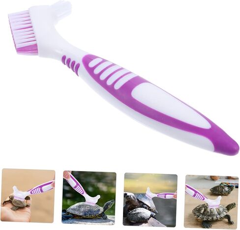 DECHOUS Turtle Tank Accessories Detail Brush Double-Sided Scrubber Brush for Live Turtle Cleaning Aquarium Tools in Saudi Arabia