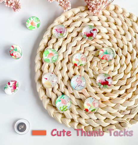 Push Pins,Thumb Tacks,Decorative Push Pins,Cute Thumb Tacks and Pushpins for Bulletin Board, Pin Board for Cork Board,Class Decor,Office Decor,Cubical Decor or Home Décor (Marble pattern-24) in Kuwait