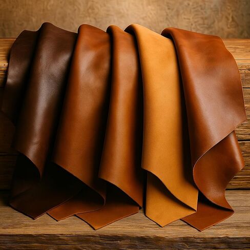 Mixed Color Leather Scraps, Top Grain Italian Cowhide Remnants for Crafting, 1-10 lb Packs, Upholstery Grade (1, Pounds) in Saudi Arabia