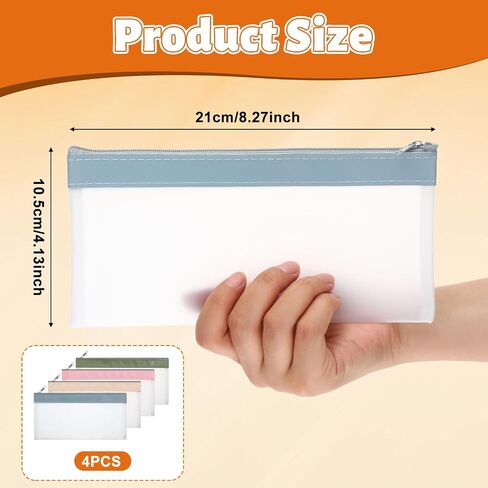 4 PCS حقائب المال مع Zipper Cash Marks Multi Money Pouch مجموعة 8.3 × 4.1 بوصة in Saudi Arabia