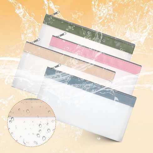 4 PCS حقائب المال مع Zipper Cash Marks Multi Money Pouch مجموعة 8.3 × 4.1 بوصة in Saudi Arabia