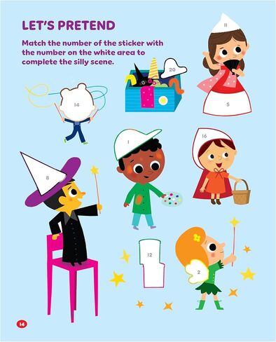 Toddler Sticker Activity Book Includes 500+ Stickers - Learn ABCs, Counting, Colors and More for Kids Ages 2 - 5 (Start Little Learn Big Series) in Saudi Arabia