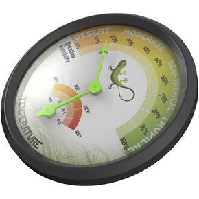 مقياس ترسول مقياس الحرارة الزواحف الجهاز الدقيق لقياس درجة حرارة الرطوبة لخزانات الزواحف التصميم الميكانيكي لا توجد بطارية مطلوبة لفيفاريوم in Saudi Arabia