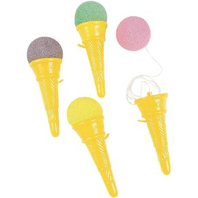 ألعاب Fun Express Ice Cream Cone Shorers - VBS Vabs Bible School Sounds/Décor- مجموعة من 12 إمدادات الحفلات ولعب الجدة الكلاسيكية in Kuwait