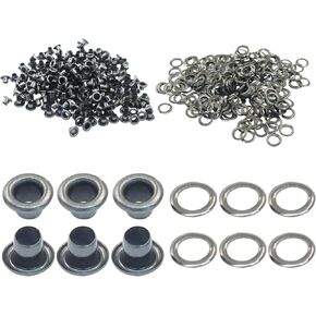 Zoccvi 200 مجموعات 5 ملم (3/16 ") مجموعة الحلقات والغسالات المعدنية ، والثقل من جزأين للحرف الجلدية ، والأحزمة ، والأكياس ، والمشاريع ومشاريع DIY (البرونز) in Kuwait