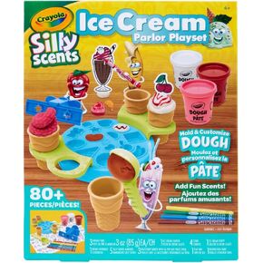 Crayola Silly Scents Ice Cream Toy, Kids Modeling Dough, Play Food Toy with Scented Markers, Gifts 4+ in Kuwait
