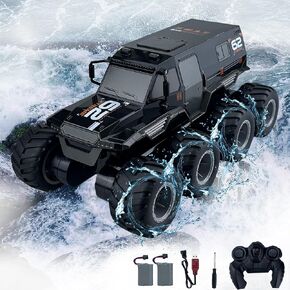 SEKAIHT Amphibious Remote Control Car RC Boats Waterproof RC Monster Truck 2.4GHz 8WD 2 Battery Drift RC Stunt Cars for Boys Girls Age 8-12,Kids Birthday Gifts Pool Toys in Saudi Arabia