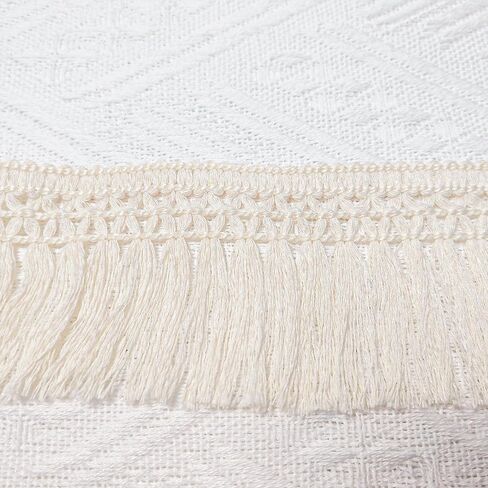 20 ياردة 6cm بعرض قطن من القطن الزخرفة ، بوهو خياطة شرابة الشريط الخيط الحرف لستارة الستار للملابس ملابس الزخرفة وسادة in Kuwait