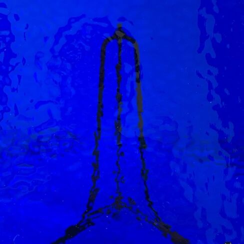 Wissmach Cobalt Blue English Muffle Stained Glass Sheets – Ripple Texture, 2 Pack | Handcrafted in USA | Curated by BiNARi Glass Studio (6 x 8 in (2 Pack)) in Saudi Arabia