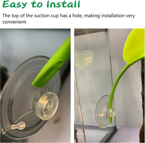 BNOSDM Crested Gecko Tank Accessories 3 Pcs Plastic Leaf Decorations with Suction Cup Gecko Climbing Toy Frog Habitat Platform Reptile Terrarium Decoration for Tree Frog Resting Spot in Saudi Arabia