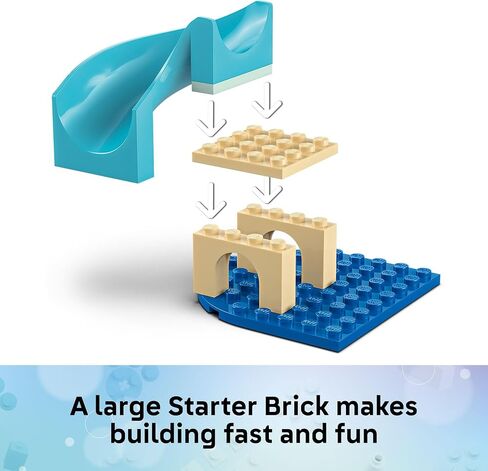Lego Gabby’s Dollhouse Mermaid Gabby's Aquarium Adventure Building - Play Play & Learning Tho Toy For Girls & Boys ، Ages 4+ ، مع Gabby & Mercat Mini Dolls - فكرة هدية لأعياد الميلاد - 11204 in Saudi Arabia