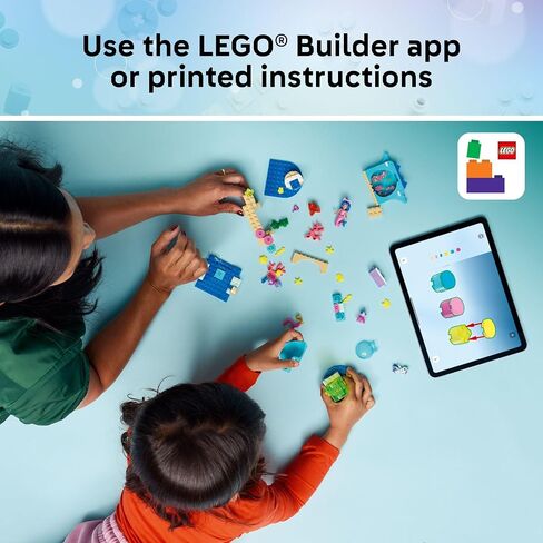 Lego Gabby’s Dollhouse Mermaid Gabby's Aquarium Adventure Building - Play Play & Learning Tho Toy For Girls & Boys ، Ages 4+ ، مع Gabby & Mercat Mini Dolls - فكرة هدية لأعياد الميلاد - 11204 in Saudi Arabia