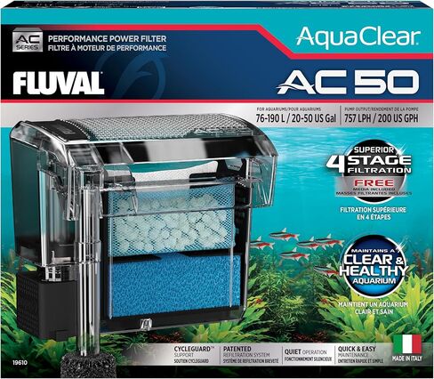 مرشح الطاقة AC50 ، 20-50 الولايات المتحدة غال / 76-190 لتر-فلو فلوفال (Fluvalaquatics.com) in Saudi Arabia
