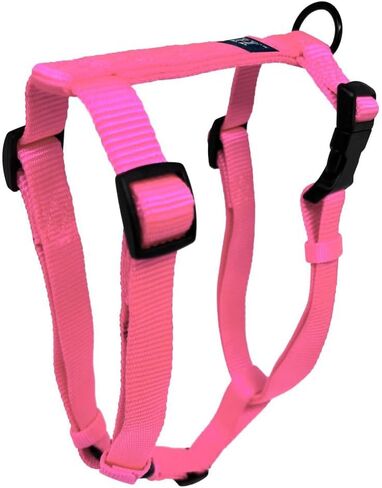 Hamilton Adjustable Comfort Nylon Dog Harness, Hot Pink, 3/4" x 20-30" in Saudi Arabia