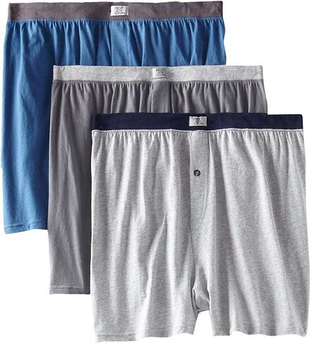 Fruit of the Loom Solid Knit Boxers 3-Pack (Colors and patterns may vary) in Kuwait