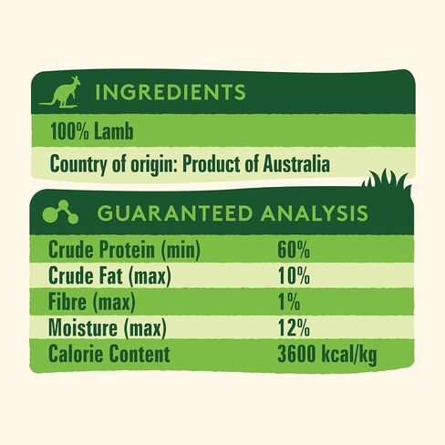 W&G Air Dried Lamb Liver, All Natural Dog Treats, Single Ingredient Chews, Alternative to Freeze Dried, Healthy Training Rewards, Easy to Break, 5oz in Saudi Arabia