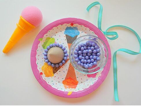 ألعاب Fun Express Ice Cream Cone Shorers - VBS Vabs Bible School Sounds/Décor- مجموعة من 12 إمدادات الحفلات ولعب الجدة الكلاسيكية in Saudi Arabia