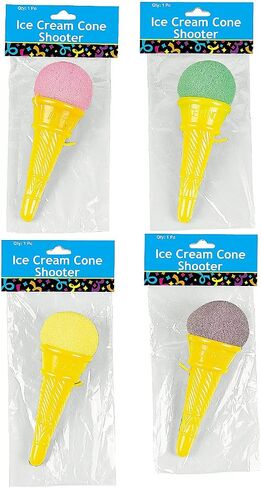 ألعاب Fun Express Ice Cream Cone Shorers - VBS Vabs Bible School Sounds/Décor- مجموعة من 12 إمدادات الحفلات ولعب الجدة الكلاسيكية in Saudi Arabia