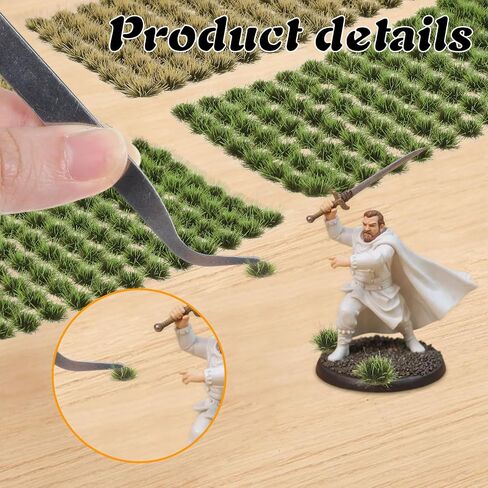 208 Pcs Static Grass Tuft Flower Cluster Static Grass Tuft Model Artificial Model Grass Shrubs Resin Miniature Tufts for Train Landscape Terrain Railway Scenery Dioramas in Saudi Arabia
