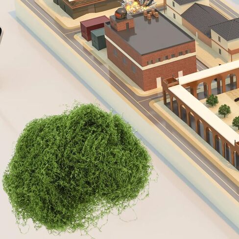 Miniature Vines Kit - Cotton Realistic Vines for Model Railway Scenery & Dollhouse Building Supplies - Green in Saudi Arabia